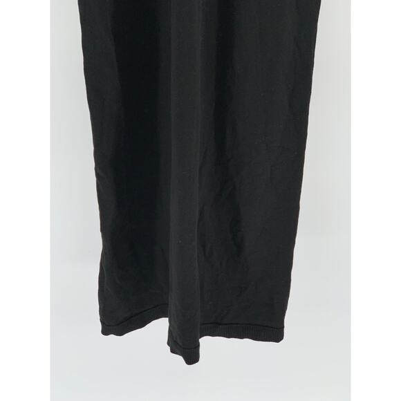 GU Women's Black Knit Halter Sleeveless Pullover Midi Dress SZ S - Picture 7 of 10